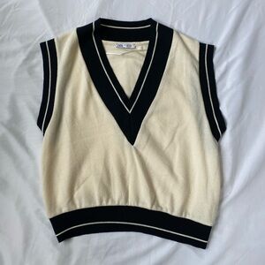 Zara V-Neck Sweater Vest